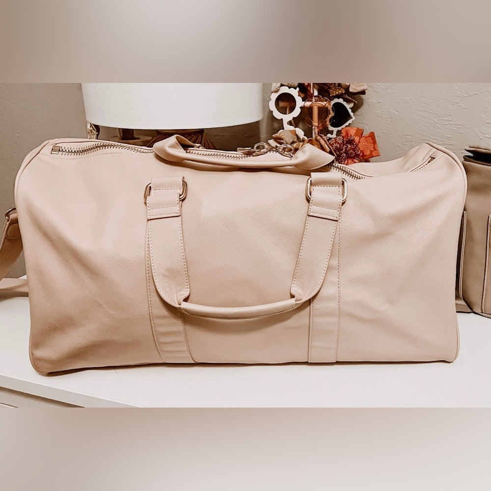 Stoney Clover Vegan Leather Sand Duffel